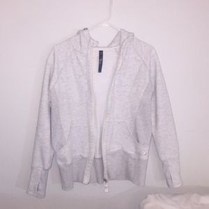 Light grey yoga jacket